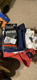L Assorted men's clothing and fabric items - thumbnail 1 of 6