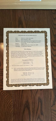 Path of the Panther framed art print with certificate - Image 1 of 4