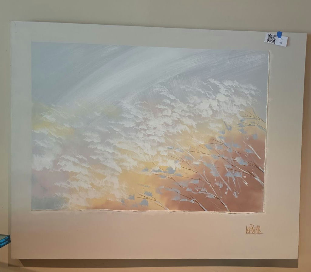 Three Large Abstract Wall Art Paintings - image 1 of 5