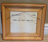 W. F. Griffiths Framed Landscape Painting - "Trees And Creek Coboconk" - thumbnail 3 of 3