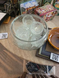 Glass Punch Bowl Set, Ceramic Bowl, and Picture Frames - thumbnail 3 of 4