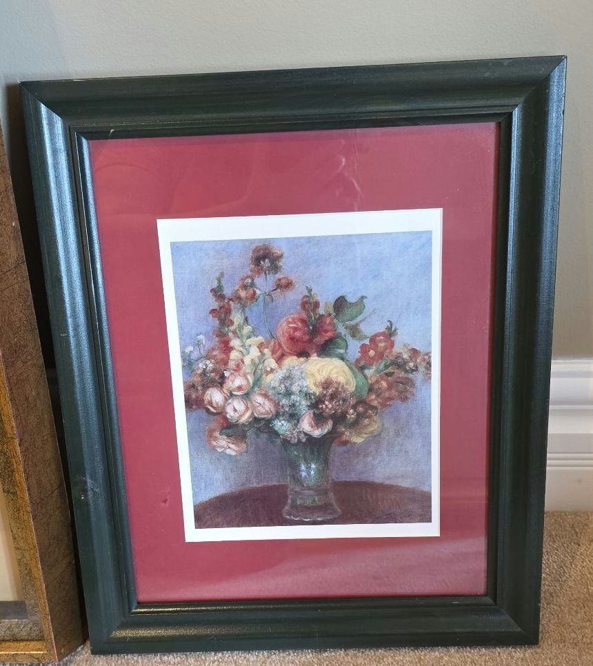 Framed Decorative Fans and Assorted Art Prints - image 3 of 4