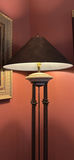 Floor lamp with black cone shade - thumbnail 3 of 4