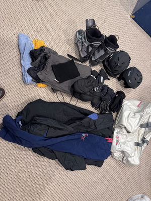 Ski clothing And Helmut Size 10 Ski Boots - Image 1 of 4