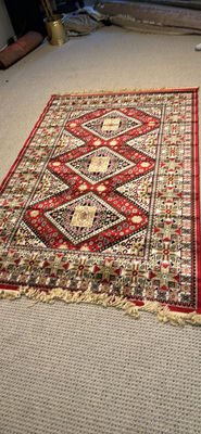 Traditional geometric oriental rug 60 X 96 Inches - Image 1 of 6