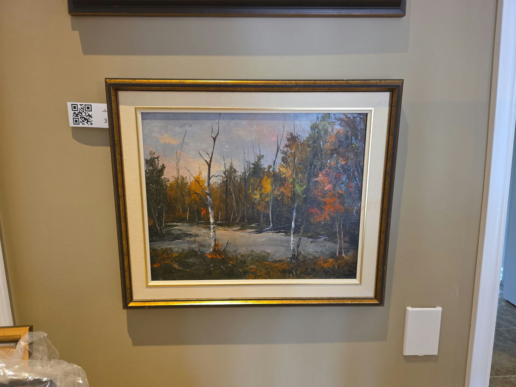 Framed Landscape Painting Signed D. Jean - image 1 of 2