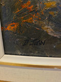 Framed Landscape Painting Signed D. Jean - thumbnail 2 of 2