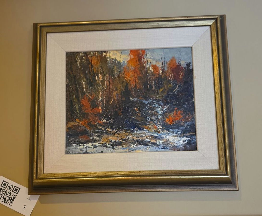 W. F. Griffiths Framed Landscape Painting - image 2 of 3