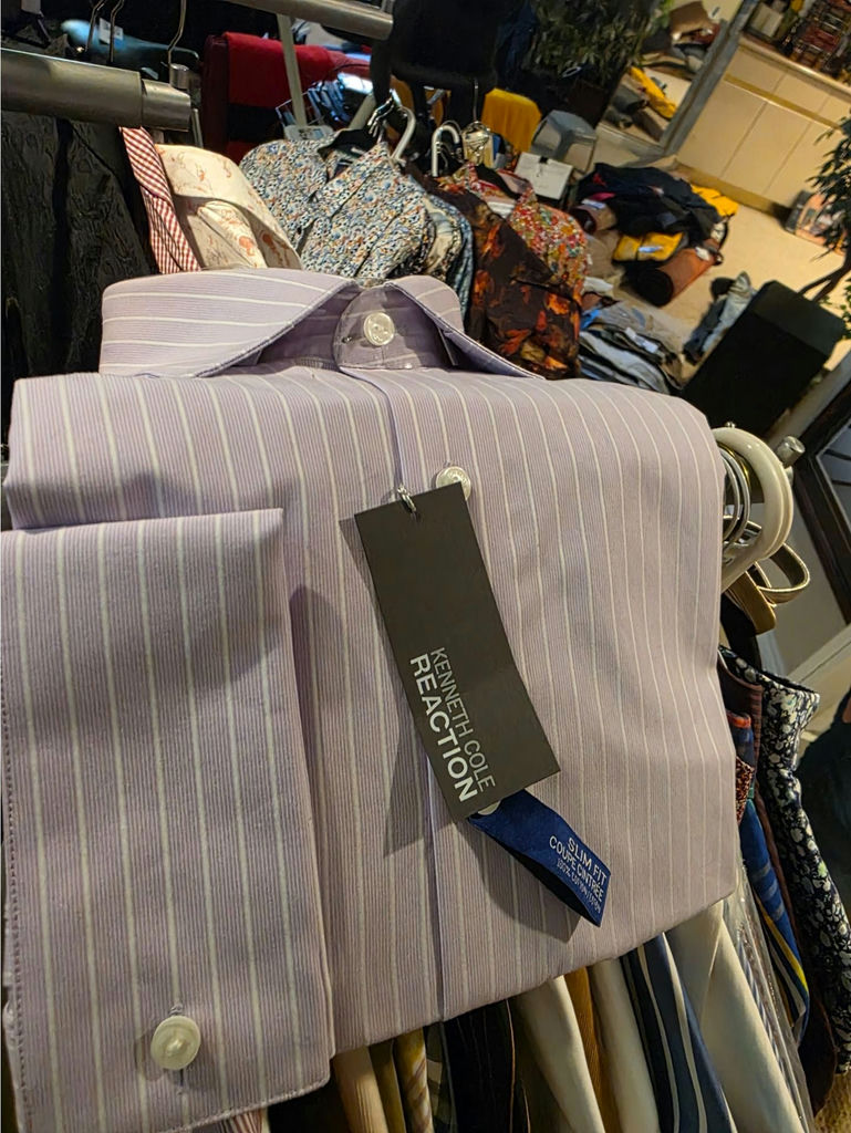 2XL Assorted Men's Dress Shirts and Clothing on Hangers - image 6 of 10