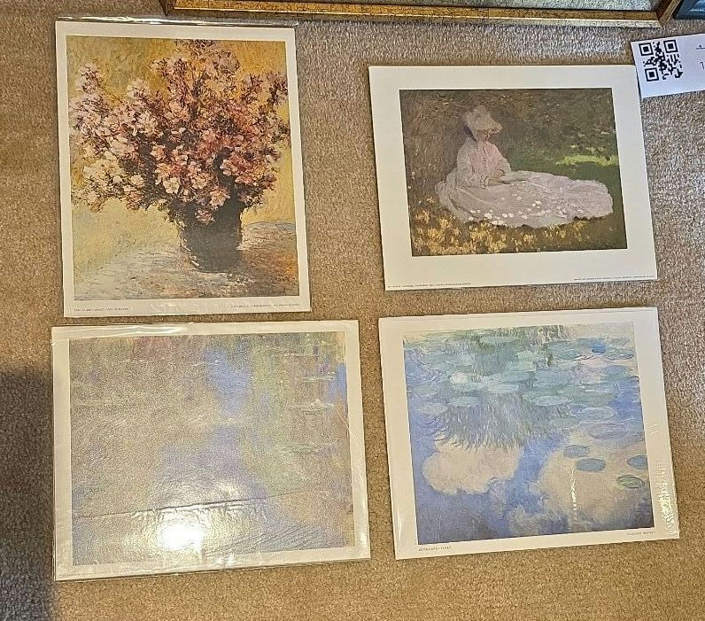 Framed Decorative Fans and Assorted Art Prints - image 4 of 4