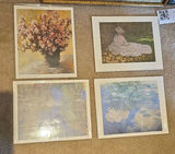 Framed Decorative Fans and Assorted Art Prints - thumbnail 4 of 4