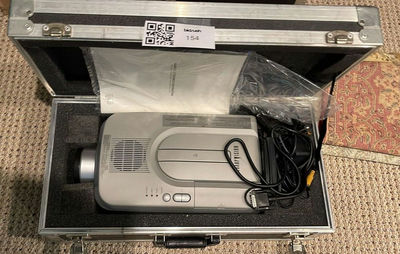 Slide Projectors with Cases and Projection Screen Stand - Image 1 of 6