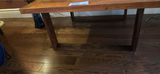 Parquet-top square wooden coffee table Rosewood - thumbnail 2 of 3