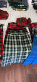 Size 16, 18 & 20 Assorted plaid pleated skirts with belts - thumbnail 4 of 11