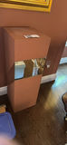 Beige two-box cabinet with central mirror - thumbnail 2 of 2