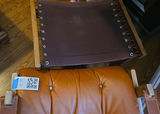 Mid-Century Modern Wood Frame Lounge Chair and Ottoman - thumbnail 2 of 3
