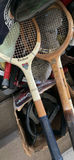 Vintage Squash and Tennis Rackets with Covers - thumbnail 3 of 3