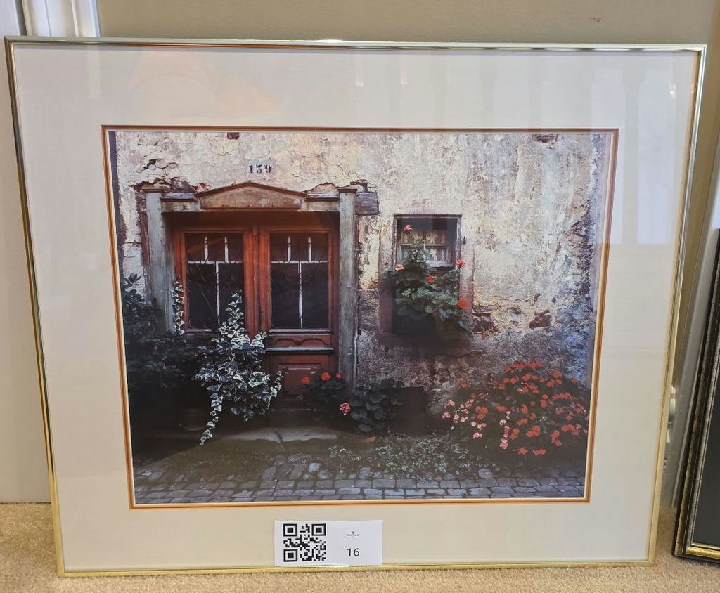 Framed Photograph of a House in France - image 1 of 2