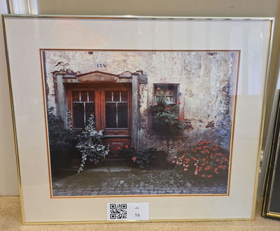 Framed Photograph of a House in France - Image 1 of 2