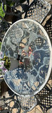 Grapevine-pattern Metal Outdoor Dining Set - thumbnail 2 of 3