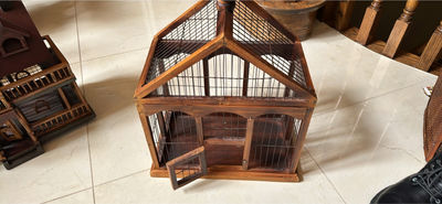 Decorative miniature house and birdcage collection - Image 1 of 11