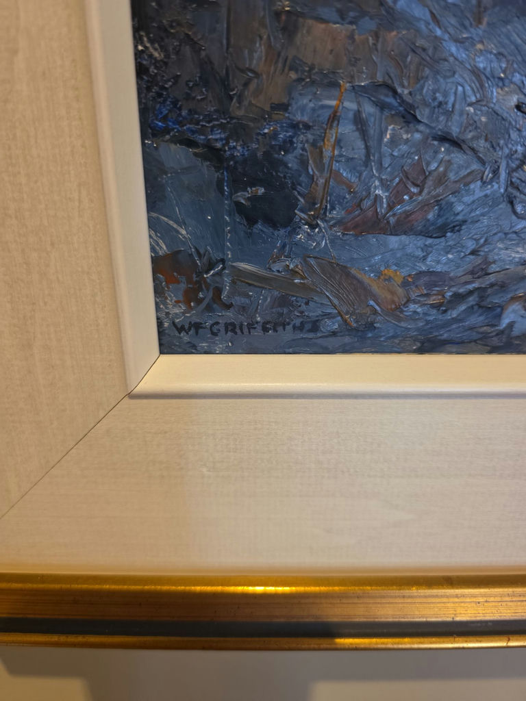 W. F. Griffiths Framed Landscape Painting - image 2 of 2