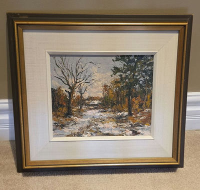 W. F. Griffiths Framed Oil Painting - "Path Through The Bush" - Image 1 of 4