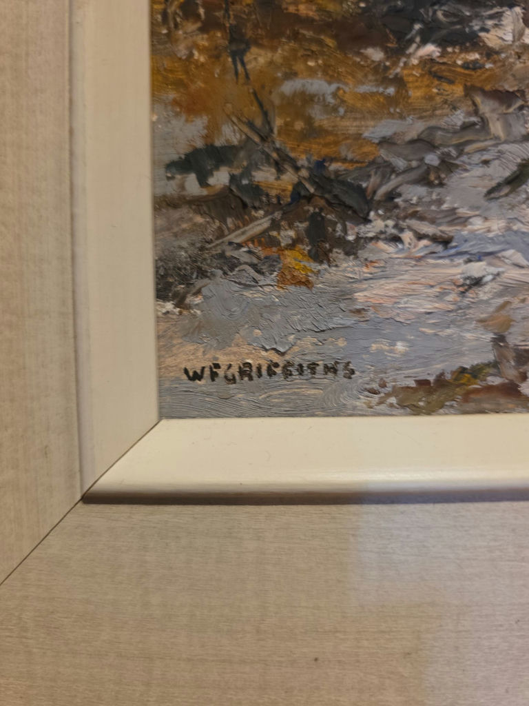 W. F. Griffiths Framed Oil Painting - "Path Through The Bush" - image 2 of 4