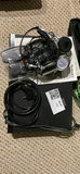 Headphones, Motorola radio, and assorted electronic accessories - thumbnail 1 of 2