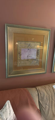 Pair of abstract framed art prints - Image 1 of 3