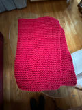 Handmade Afghans, Vintage Wool Blanket, Minky Throws - thumbnail 3 of 5