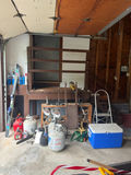 Garage Lot with Skis and CB Radio - thumbnail 1 of 5