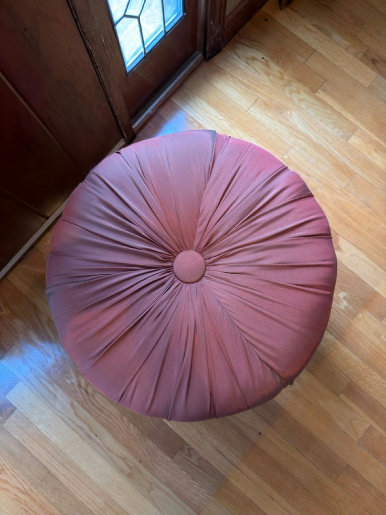 Tufted Ottoman - image 2 of 2