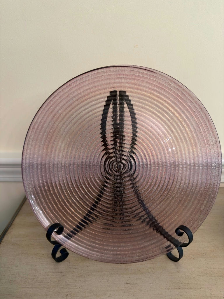 Vintage Footed Cake Plate & Entertaining Items - image 3 of 6