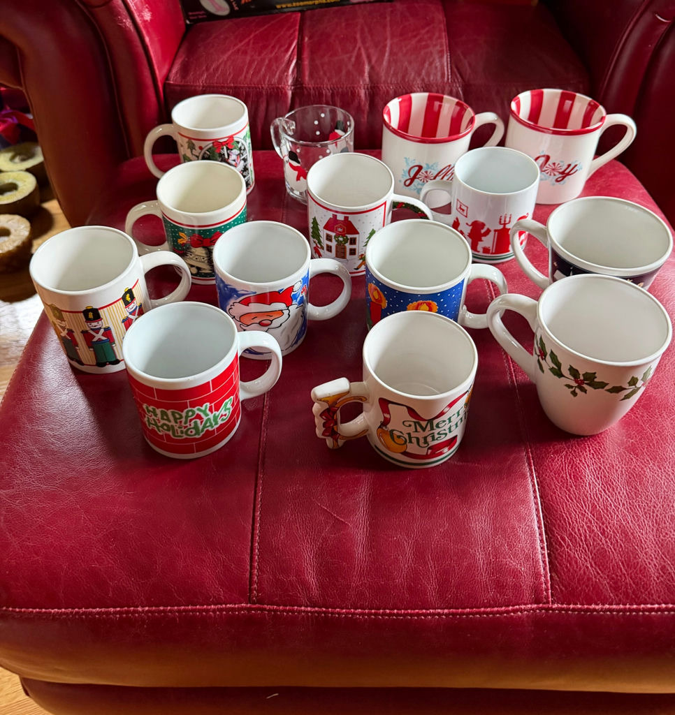 Christmas Mugs - Lot Of 14 - image 1 of 6