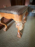 Needlepoint Seat Side Chair And Ottoman - thumbnail 3 of 3