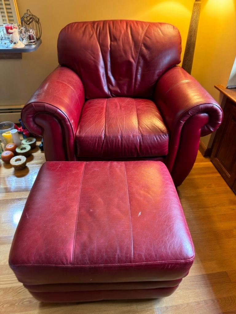 Chair And Ottoman - image 1 of 3