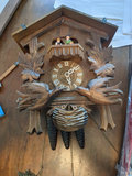 Vintage 1950s German Black Forest Cuckoo Clock β 8-Day Hand-Carved, Fully Working - thumbnail 4 of 5