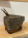 Antique Brush Holder - thumbnail 1 of 2