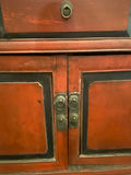 Chinese Red and Gold Lacquered Cabinet - thumbnail 9 of 12