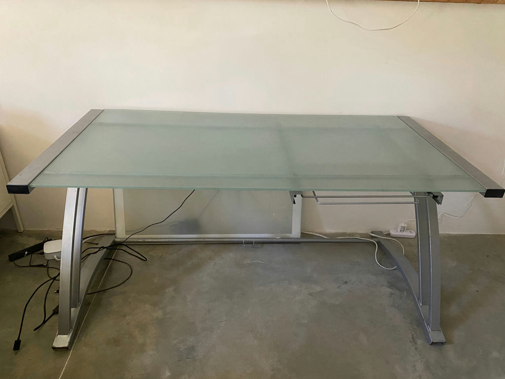 Glass Desk  - image 1 of 2