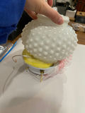 Vintage Hobnail Milk Glass Light - thumbnail 3 of 3