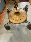 Brass Pan Light Chandelier - thumbnail 2 of 7