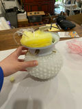 Vintage Hobnail Milk Glass Light - thumbnail 2 of 3