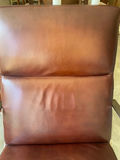 Mid Century Modern Sculptural Chrome and Leather Rocking Chair - thumbnail 3 of 9