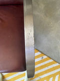 Mid Century Modern Sculptural Chrome and Leather Rocking Chair - thumbnail 7 of 9