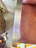 Mid Century Modern Sculptural Chrome and Leather Rocking Chair - thumbnail 6 of 9