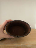 Antique Leather Box with Lid - thumbnail 2 of 3