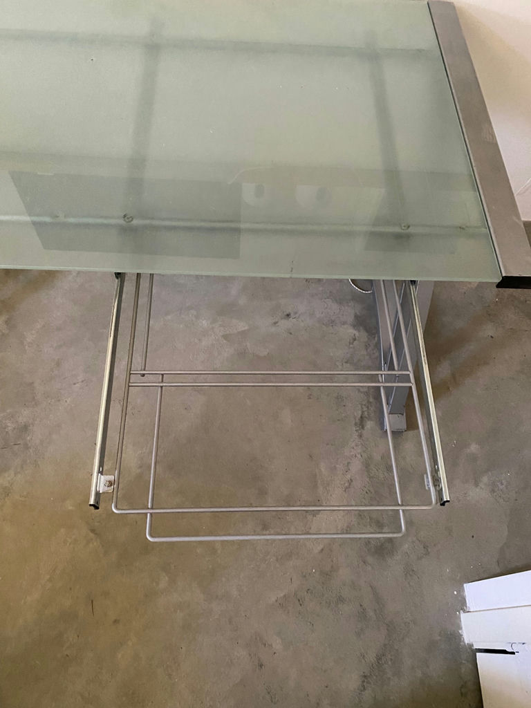 Glass Desk - image 2 of 2