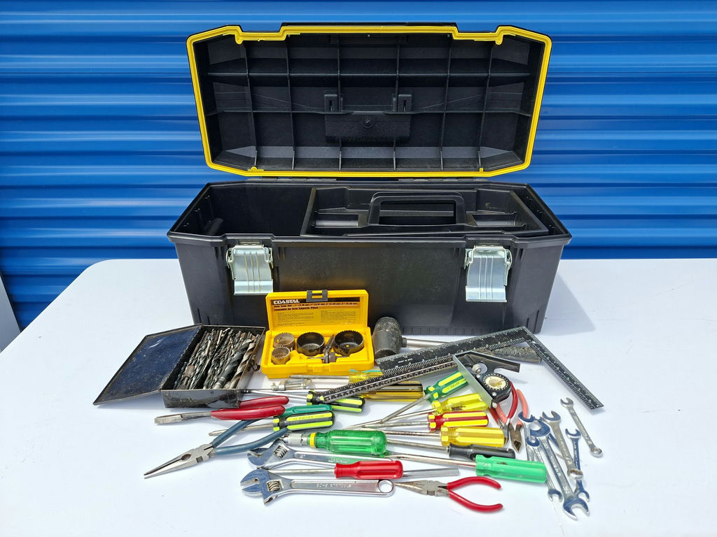 Stanley Fatmax Large Tool Box with Assorted Hand Tools and Drill Bits - image 1 of 9